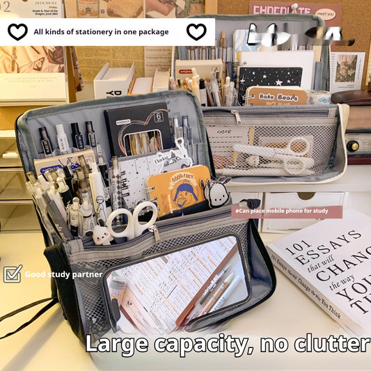 Standing Pencil Case Good-looking High School Primary School Student Pencil Case