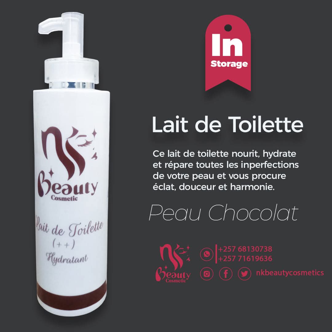 Lait de Toilette – Hydratant & Réparateur