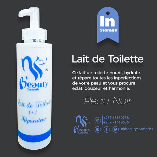 Lait de Toilette – Hydratant & Réparateur